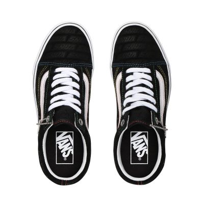 Vans Emboss Old Skool - Kadın Spor Ayakkabı (Siyah)